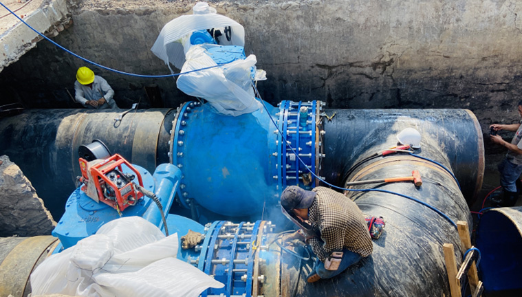 Jinan XX two banks connecting project